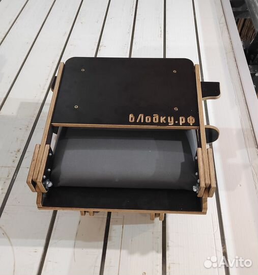 Кресло в лодку, сиденье + опора, комплект