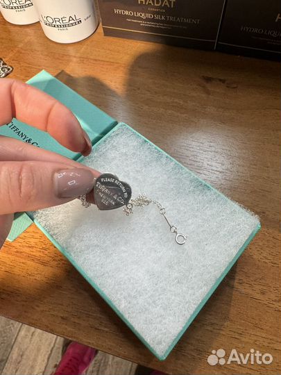 Tiffany браслет серебро