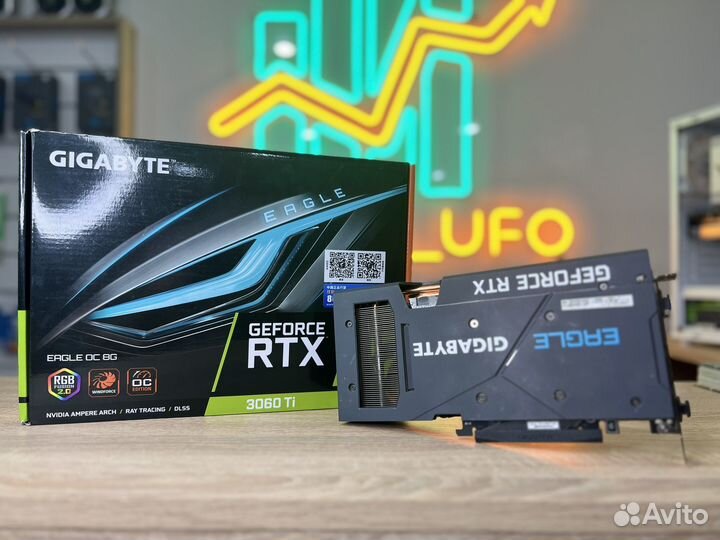 Видеокарта gigabyte RTX 3060 Ti eagle OC