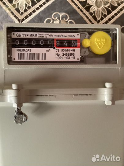 Газовый счетчик G6 MKM (чешский)
