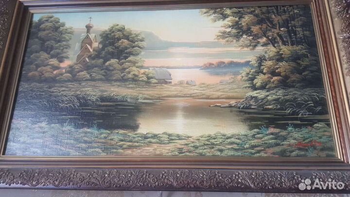 Картина х / м / подпись