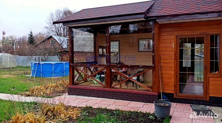 Жидкие окна для беседки