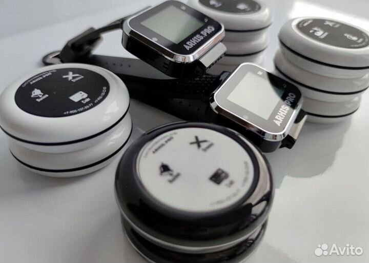 Кнопка вызова персонала, официанта, часы-пейджер