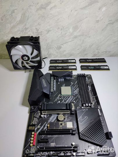 Комплект Ryzen 5 pro 4650g+b550+32gb+ssd 250gb