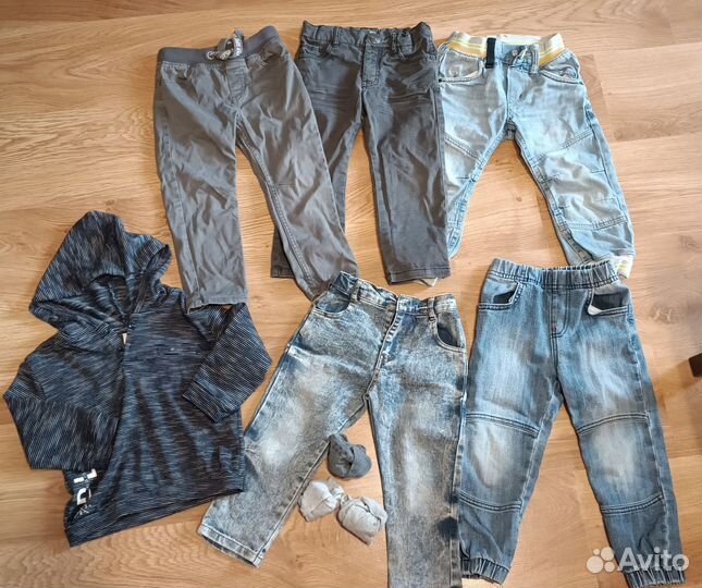 Джинсы,штаны легкие 98