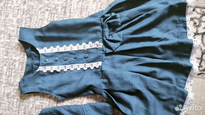 Школьная форма для девочки 128 134 синяя