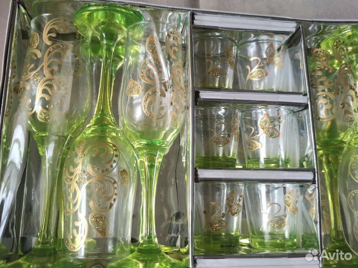 Подарочный набор бокалов из хрусталя