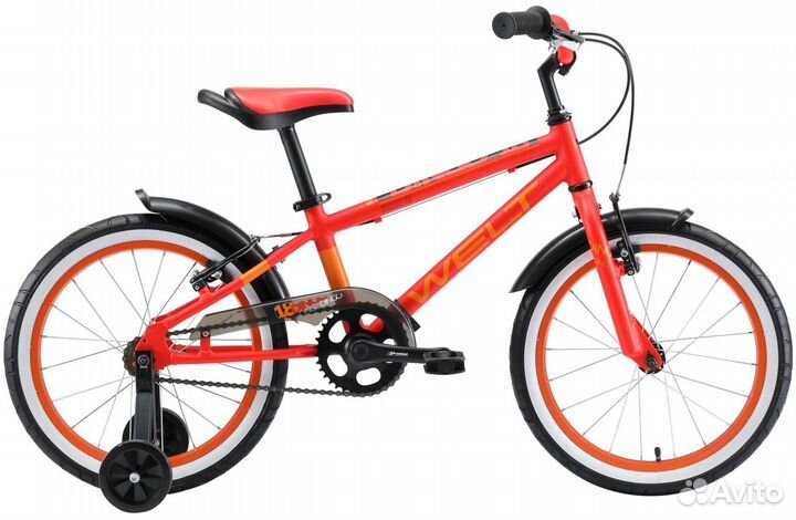 Детский велосипед Welt Dingo 18 2021 Red/Yello