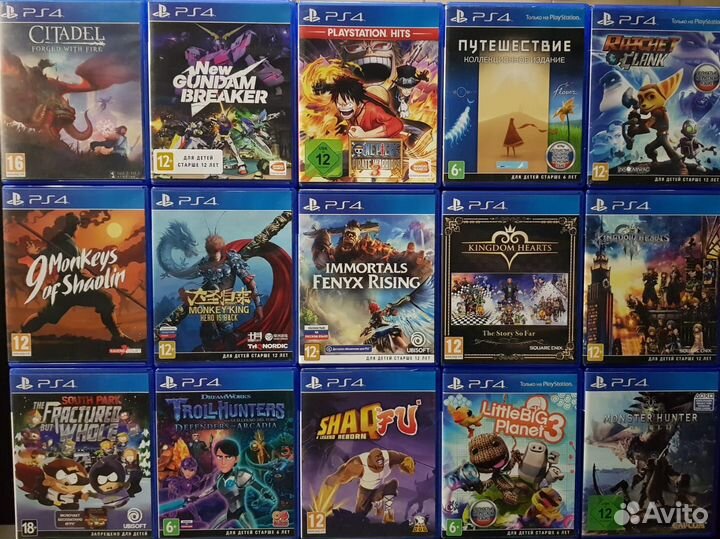 Игры на PS4 по 1500