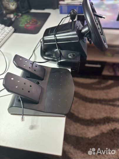 Руль Defender Forsage Drift GT черный