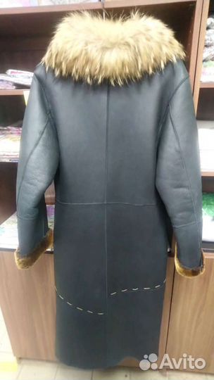 Дублёнка натуральная, р. 44-46