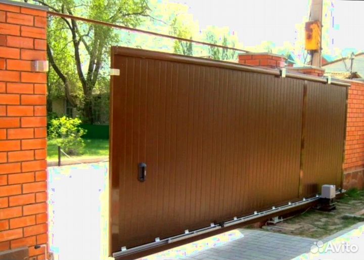 Откатные ворота заказать профессионально