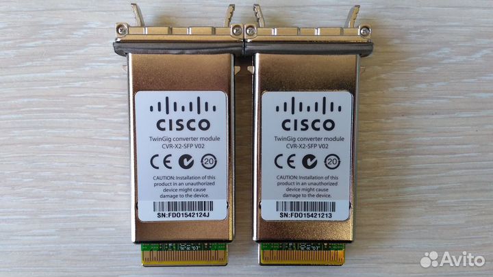 Cisco TwinGig converter module CVR-X2-SFP V02