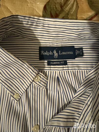 Рубашка Ralph Lauren Синяя Полоска