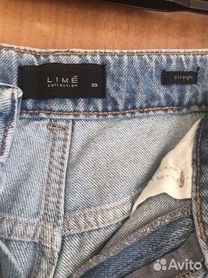 Джинсы lime с перьями