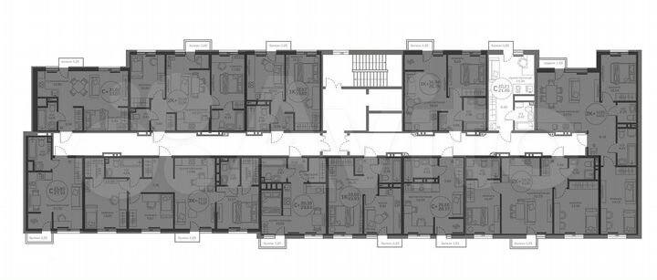 Квартира-студия, 20,2 м², 7/17 эт.