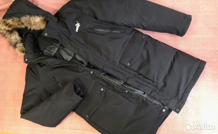 Куртка зимняя мужская puma 50размер бу