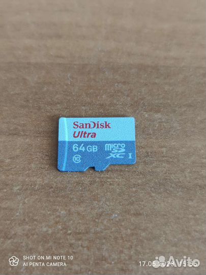 Карта памяти - быстрая MicroSD 64gb 100Mb/s
