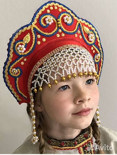 Кокошник детский