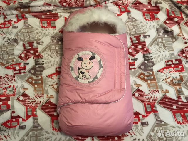 Конверт на выписку для девочки зима