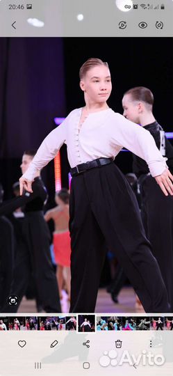 Рубашка для танцев ю1