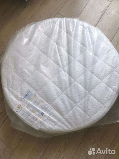 Матрас для круглой детской кроватки трансформера