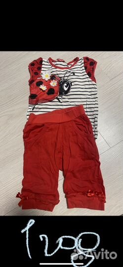 Детские вещи пакетом на девочку 80 86