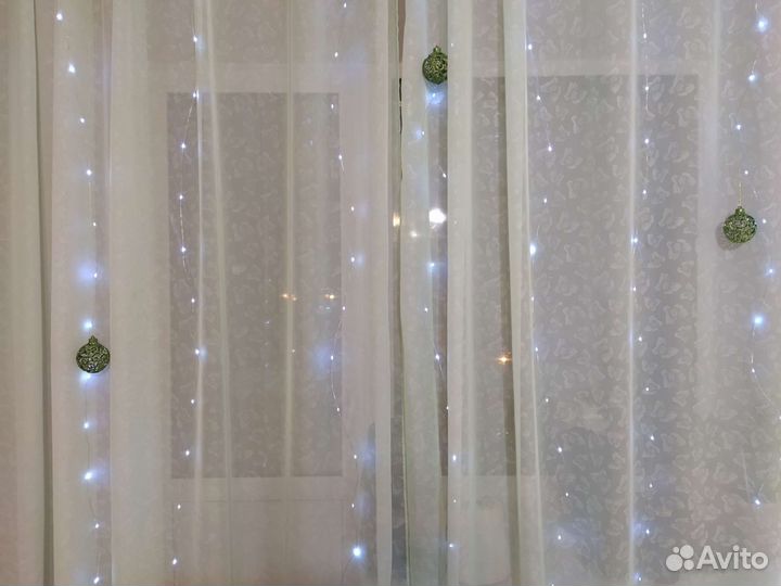 Новогодняя гирлянда штора 4*2