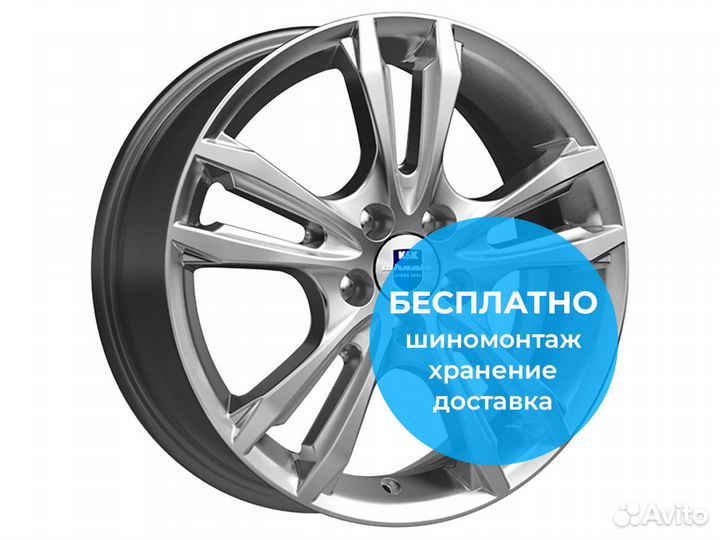 R16 5x112 6J ET40 D66,6 К&К Samara (кс866) сильвер