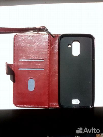 Новый чехол-книжка для samsung А 6+