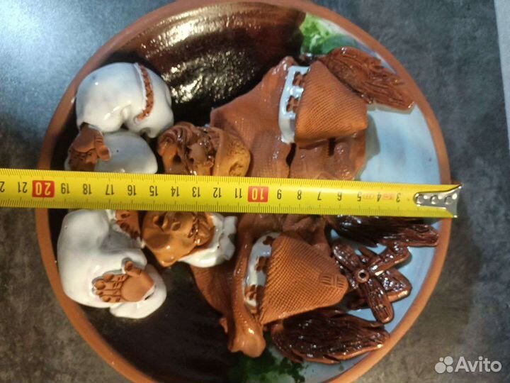 Тарелка декоративная украинцы