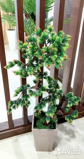 Бонсай ель искусственное дерево растение