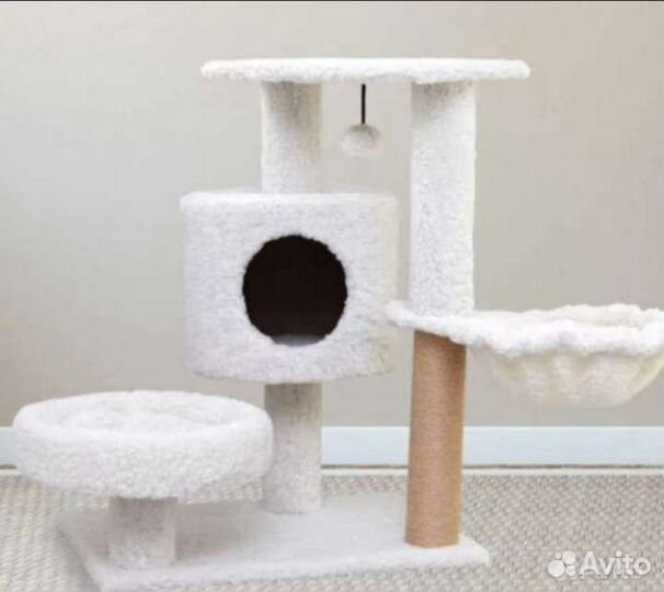 Когтеточка лежанка домик для кошки