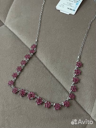 Колье серебро 925