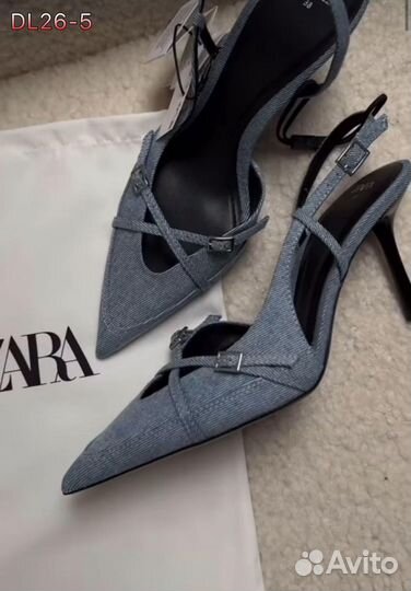 Джинсовые туфли zara Т26