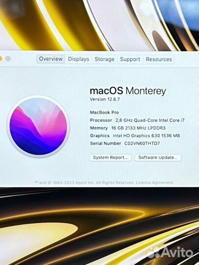 MacBook Pro 15 2017 i7 16/256 рассрочка, гарантия