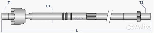 VO-AX-8286 moog Тяга рулевая voax8286 Moog