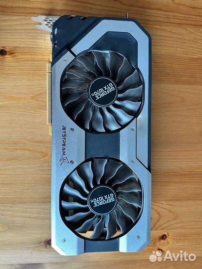 Видеокарта geforce Palit gtx 1070 ti 8gb