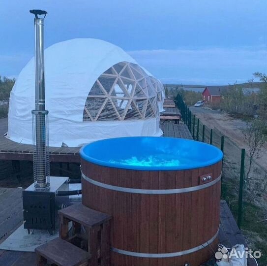 Банный чан купель с подогревом 