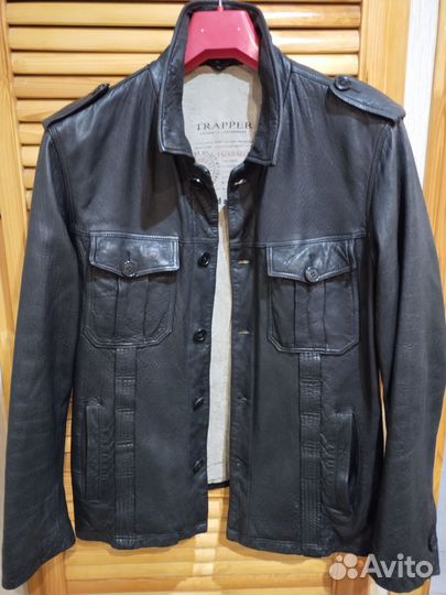 Кожаная куртка/пиджак Trapper (Германия) 52р