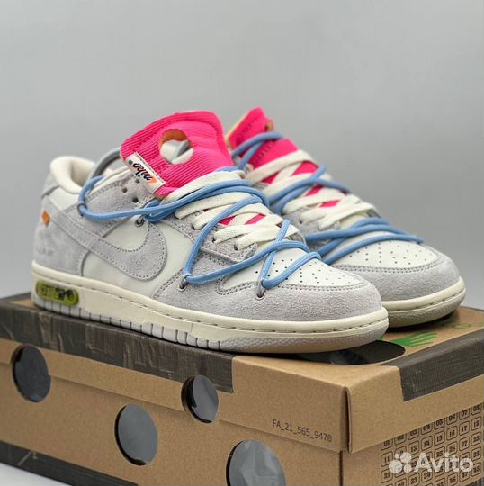 Кроссовки Nike SB dunk Low-White