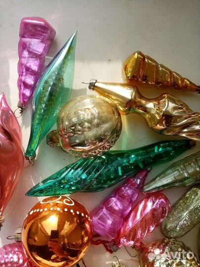 Ёлочные игрушки СССР 