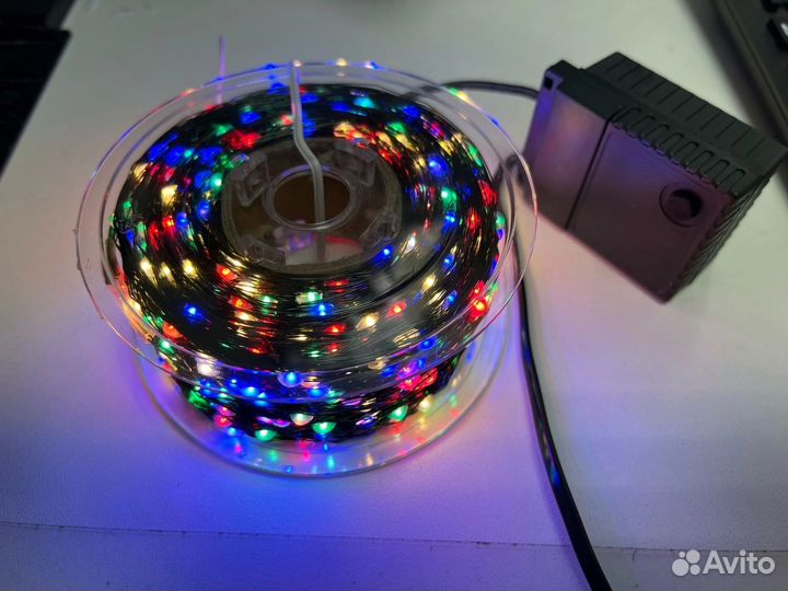 Гирлянда роса на елку 20м