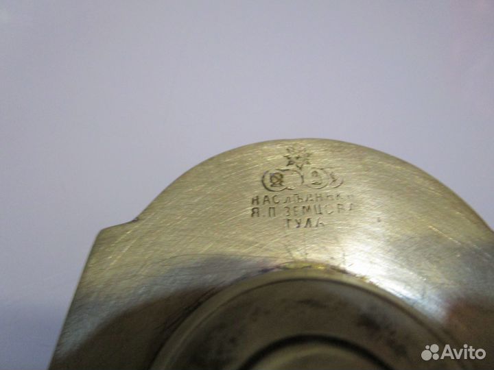 Ручки латунь 19 век с замком