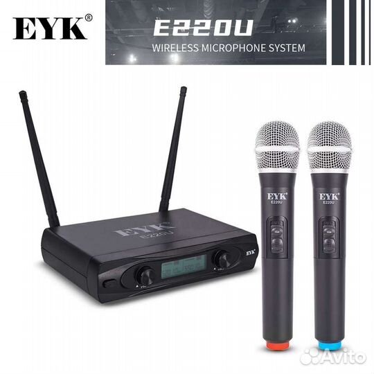 Микрофон беспроводной FYK E220U Радиосистема 60м