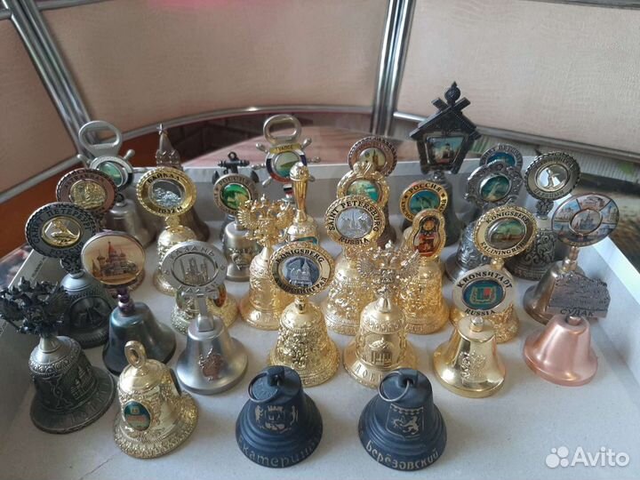 Колокольчики фарфор и железные