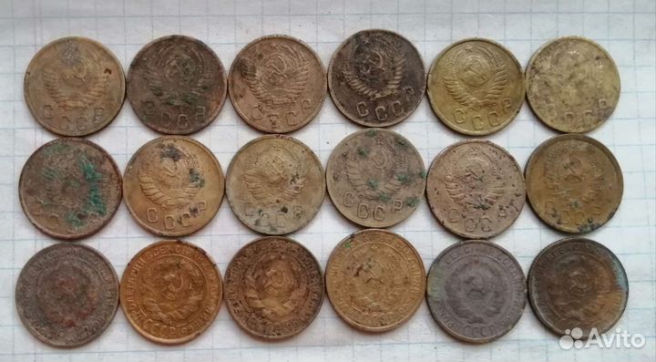 Лоты ранних советов без повторов