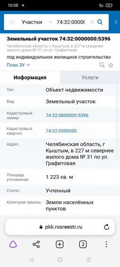 Участок 12,2 сот. (ИЖС)