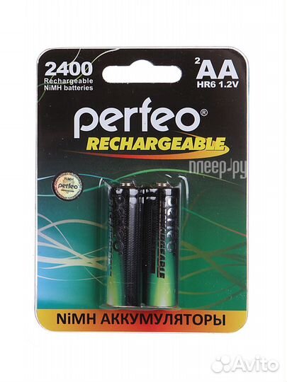 AA - Perfeo 2400mAh 2 штуки PF AA2400/2BL PL