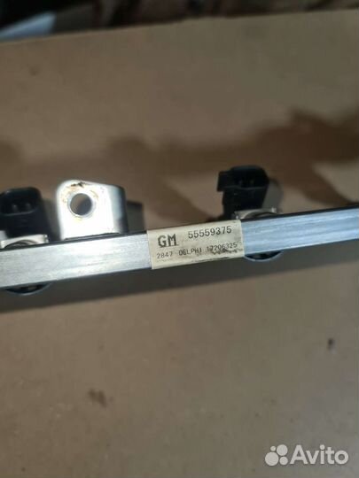 Топливная рампа, форсунки astra h